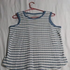 Maurices Blue & White Striped' Tank Top
